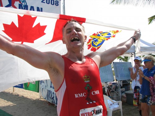 okeefesmile Canadian Lt.. Col. Tony O'Keefe was pleased with a second place finish Sunday, Nov. 30, 2008 in the Ultraman.