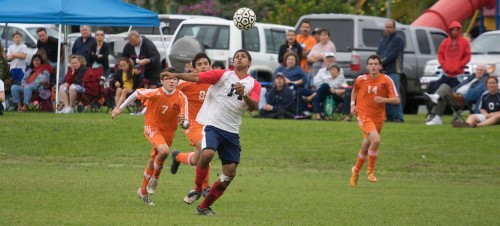 20090117_boys-soccer Keaau boys beat Christian Liberty 2-1 in BIIF soccer action.