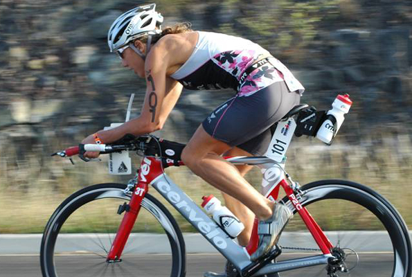 Ironman champ donates wheels for auction to benefit Peoples Advocacy for Trails Hawaii, following her philosophy of making a difference