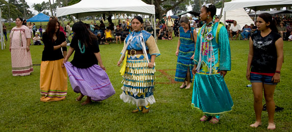 The fourth annual Hilo Inter-Tribal PowWow continues in Hilo