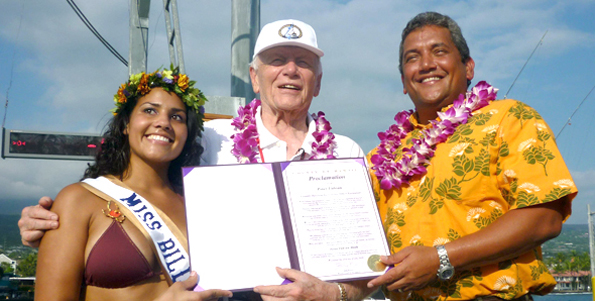 Mayor recognizes efforts in promoting Kona and nurturing tournament that draws world's top anglers