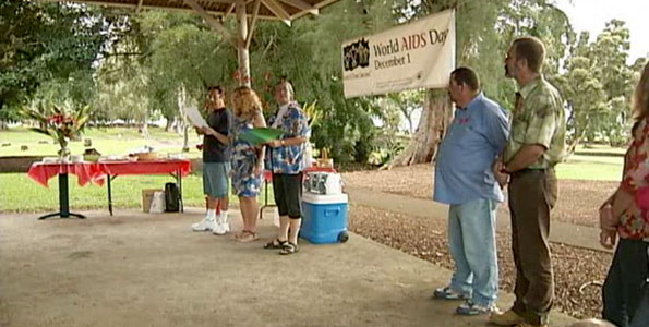 The Hawaiâ€˜i Island HIV/AIDS Foundation (HIHAF) hosted a Memorial Service at 5 p.m. Wednesday (Dec 2) in Hilo, at Liliuokalani Park, Sumo Ring.