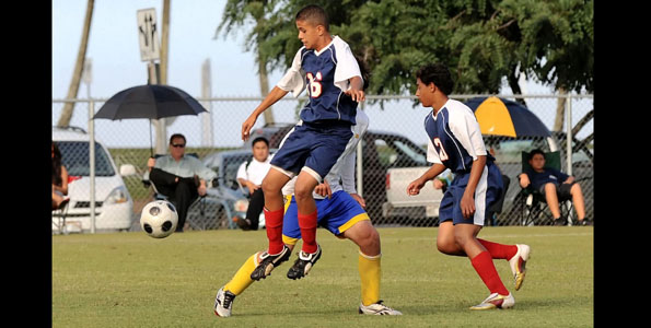 The Hilo Vikings defeated both the Keaau Cougars boys and girls teams in soccer at Hilo Bayfront soccer fields Wednesday (Dec 16).