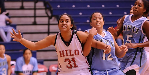 After one of their best first half performances of the season, the University of Hawaii at Hilo let it slip away in the second half in a 63-55 loss to Hawaii Pacific University in a Pacific West Conference match in the UHH gymnasium.