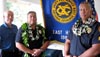 The Aloha Exchange Club of East Hawai'i recognized two officers Thursday (February 25) as "Officers of the Month" for February.

Officer Christopher Kapua Allison and Sergeant George Makua were honored for ending a standoff peacefully after a Hilo man armed with two large knives threatened to harm himself