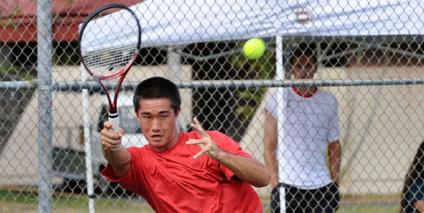 The University of Hawaii at Hilo tennis program had a double whammy as Brigham Young University-Hawaii took both menâ€™s and womenâ€™s matches on the UHH tennis courts.