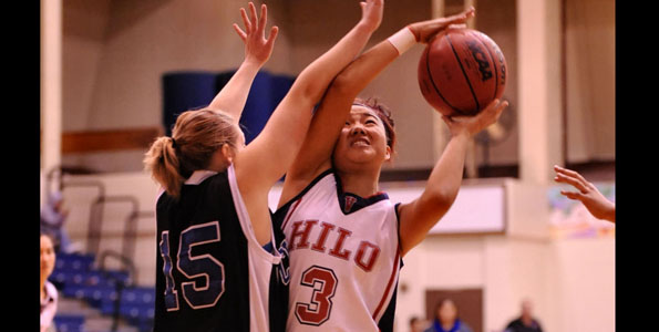 The University of Hawaii at Hilo sent off their seniors with a 79-54 win over Chaminade University in a Pacific West Conference game in the UHH Gymnasium.