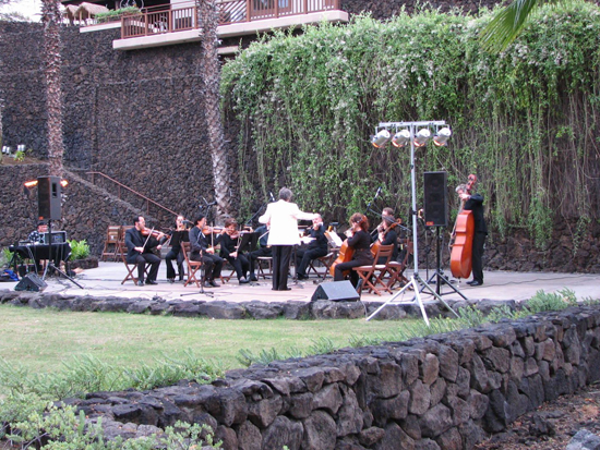 All students will be admitted free to â€œPacific Moon Under the Stars,â€ the next concert by the Orchestra of the Hawaiian Islands, Saturday, August 7, 6 pm, at the Hilton Waikoloa Village Kamehameha Court.  Conductors Philip Simmons and Hiroaki Ueba will lead members of the Honolulu Symphony Orchestra in a world music program with works by Queen Lili'uokalani, Yasushi Akutagawa, Edvard Grieg, Antonio Vivaldi, and popular selections by American composers George Gershwin, Leroy Anderson, John Williams, and Harold Arlen.