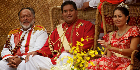 The Royal Court watches the 2010 Merrie Monarch Royal Parade in Hilo, Hawaii Saturday (April 10). Photographs of the parade.