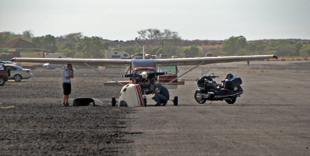 "Basically just lost the engine over the airport and glided in," the pilot Hawk Rolewicz said. "It went pretty flawlessly for an emergency. Everyday is exciting, but today was more exciting than most."