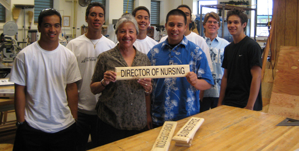 Senior Legacy Project beautifies hospital with 52 new signs