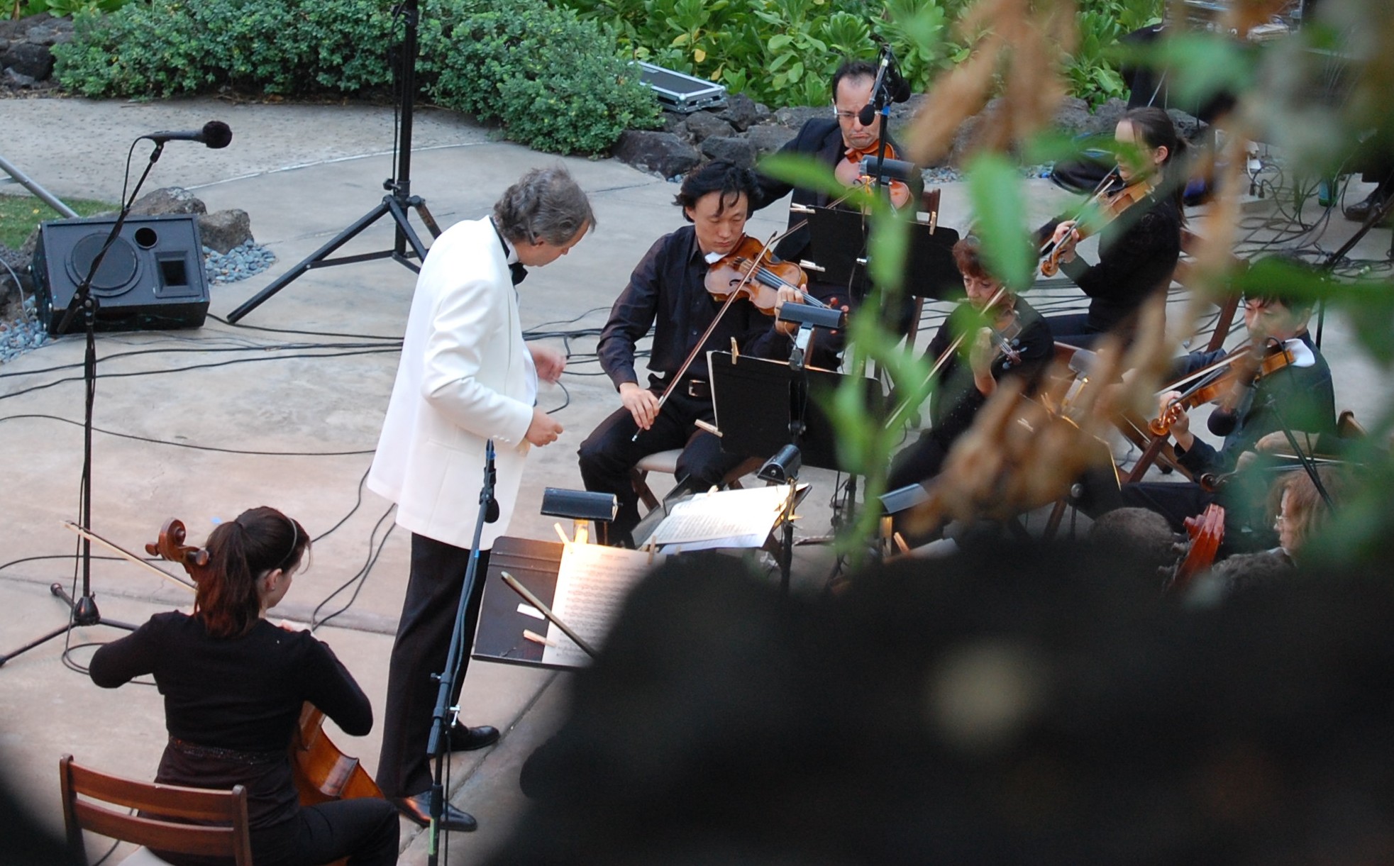 The Orchestra of the Hawaiian Islands performs â€œPacific Moon Under the Stars,â€ Saturday, August 7, 6 PM, at the Hilton Waikoloa Village Kamehameha Court. The concert will include Hawaiian and Japanese music, along with works by Gershwin, Grieg, and Vivaldi. Guest conductor will be Hiroaki Ueba (Japan) with American Music Festivals Artistic Director Philip Simmons as guitar soloist.