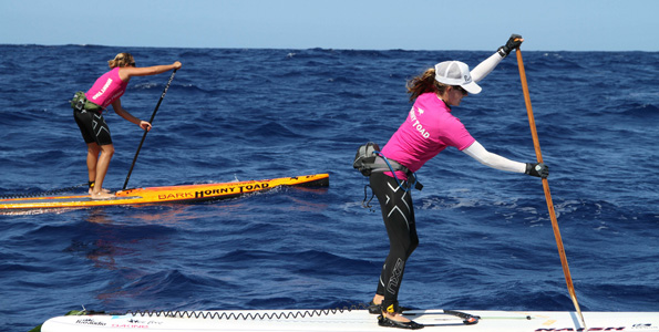 Standup paddleboarders cross Hawaii channels for fun, to fight plastic pollution