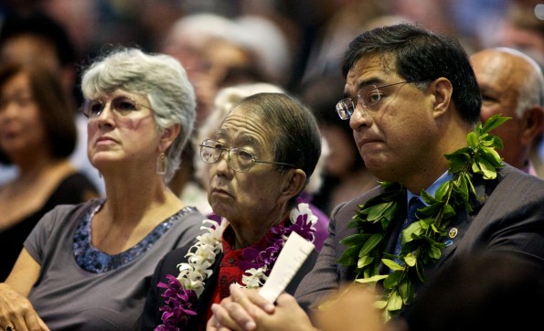 County of Hawaii Inaugural Ceremonies at Afook-Chinen Civic Auditorium in Hilo, Hawaii