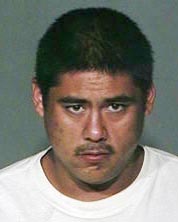 Nathan Cakin, 31, of Pāhala allegedly used a firearm to force his way into his girlfriend's car in the driveway of their Pāhala home and then forced her to drive.