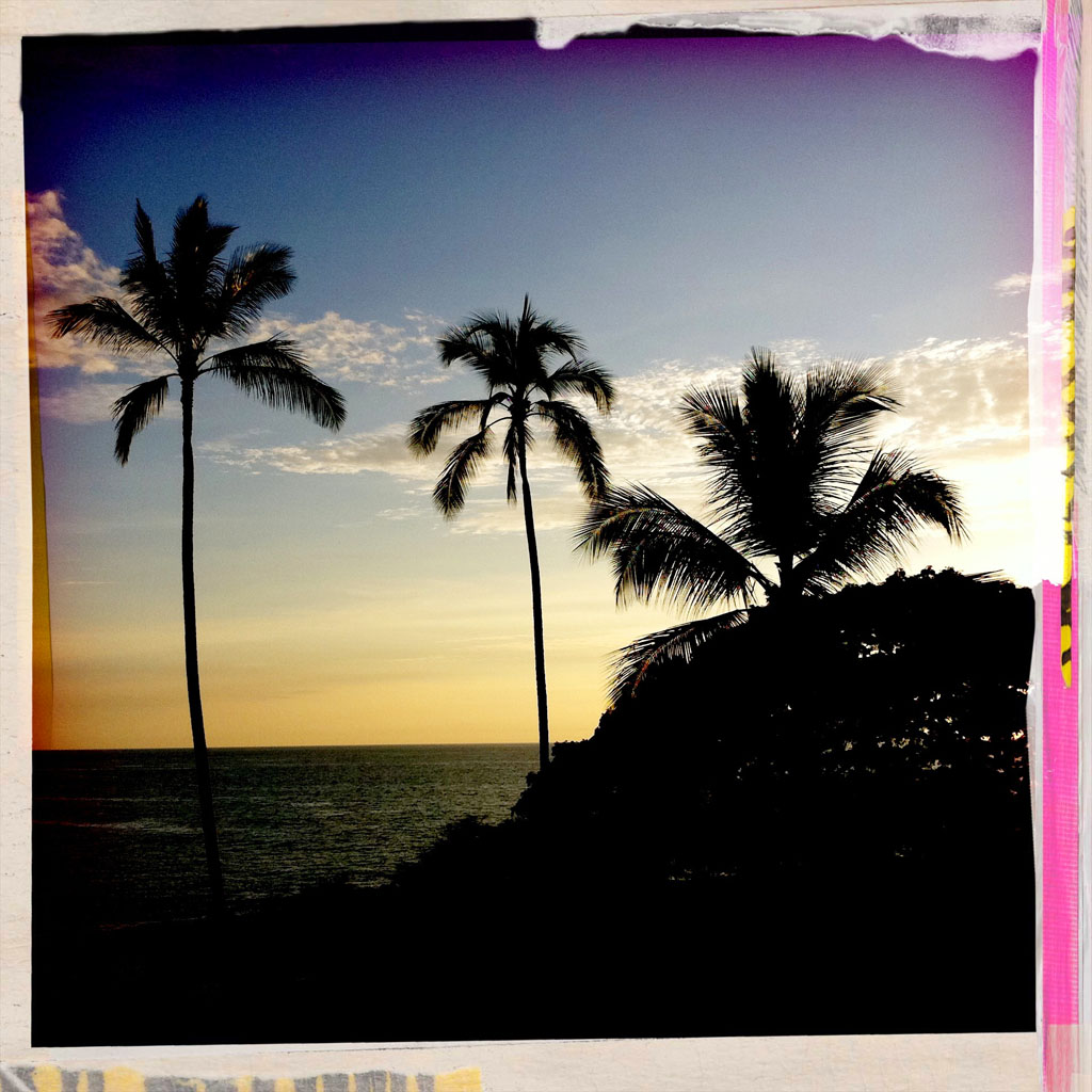 Sunset at the Hapuna Prince Hotel Saturday (Aug 13) along the Kohala Coast, Hawaii Island.