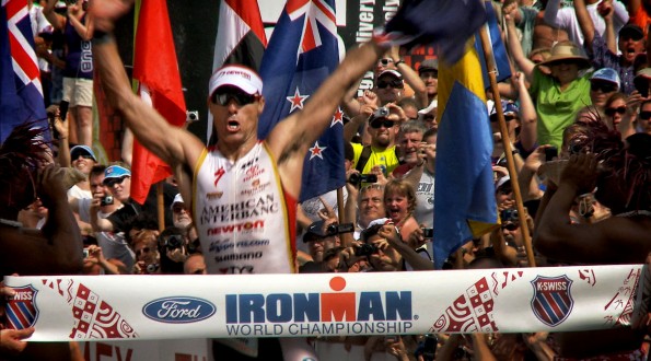20111008_Crowie Wins Craig Alexander wins the 2011 Ironman World Championship and sets a new course record. Photo by PF Bentley | Special to Hawaii 24/7