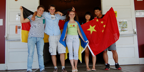 High schoolers from China, Germany and Ukraine studying in Hawaii