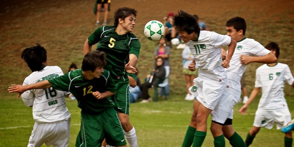 20111125_kamakani-soccer-t Honokaa boys won their match against Mid-Pacific 4-0 on the first day of the Ka Makani Soccer Classic. Photo by Baron Sekiya | Hawaii 24/7