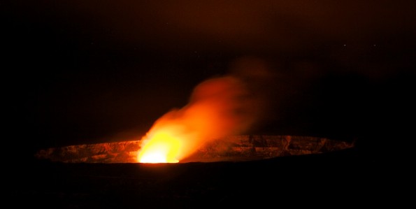20120620_halemaumau-crater Halemaumau crater Wednesday night (June 20) at Hawaii Volcanoes National Park. Photography by Baron Sekiya | Hawaii 24/7