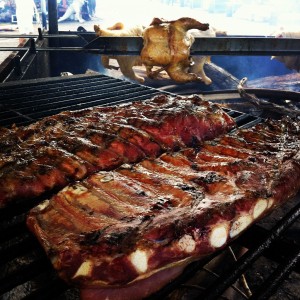 20120703_HiloBayBBQ Ribs and chicken at the Hilo Bay BBQ on Tuesday, July 3, 2012. Photography by Baron Sekiya | Hawaii 24/7