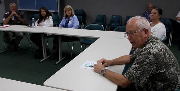 CEO Jay Kreuzer talking Kona Community Hospital CEO Jay Kreuzer talks about future plans for the hospital. Photography by Baron Sekiya | Hawaii 24/7