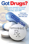 Turn in your unused or expired medication for safe disposal Saturday, Oct. 26, 10 a.m.-2 p.m. in Hilo and Kona.