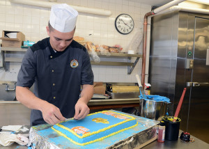 Culinary Specialist Seaman Urban Iyo, a 2012 graduate of Waiakea High School in Hilo, Hawaii., is part of a hand-picked Navy crew serving on the world's oldest commissioned warship afloat, the USS Constitution.