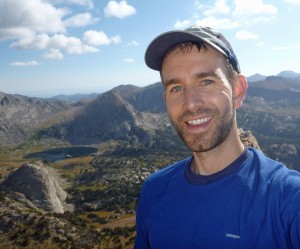 Brian Shiro in the Wind River Range, Wyoming during a National Outdoor Leadership School expedition. Photo courtesy B. Shiro.