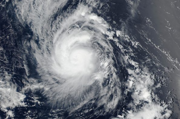 Hurricane Madeline captured at 3 p.m. HST Sunday (Aug 28). NASA-NOAA's Suomi NPP satellite captured an image of Hurricane Madeline in the Central Pacific Ocean. Image courtesy of NASA Goddard Rapid Response Team