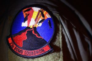 Current emblem of the 23d Bomb Squadron of the United States Air Force commemorates the mission to bomb Mauna Loa. U.S. Air Force photo/Senior Airman Joshua Smoot