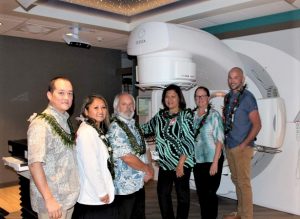 Radiation Oncology Clinic staff (left to right): Dr. Scott Moon, Poppy Sokham, Dr. Robert Kover, Ella Kunitomo, Jeanne Kunis and Patrick Olney. Courtesy Photo.