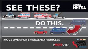 Move over for emergency vehicles