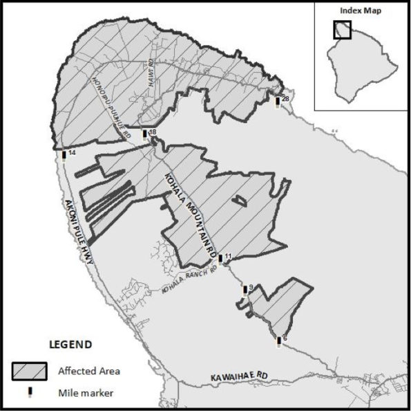 HELCO Power Outage in Kohala, October 24-25, 2019