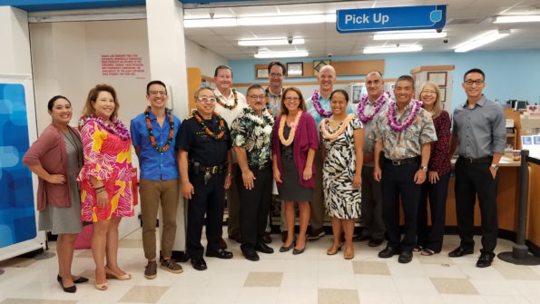 State Representative John Mizuno at the Kamehameha Longs Drugs CVS Pharmacy.
